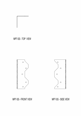 angle 16-Gauge ZMAX® Galvanized Reinforcing L Angle | The Deck Supply